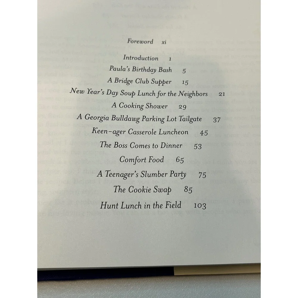 Paula Deen & Friends Living It Up Southern Style Hardcover Cookbook 2005 1st Ed